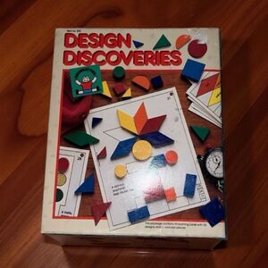 Vintage 1986 Discovery Toys Design Discoveries Matching Game